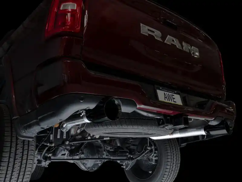 AWE 25+ RAM 1500 3.0TT 0FG Catback Touring Exhaust - Diamond Black Tips Hot Picks