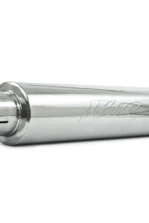 Fresh Stock MBRP Universal Quiet Tone Muffler 4in Inlet/Outlet 24in Body 6in Dia 30in Overall T409