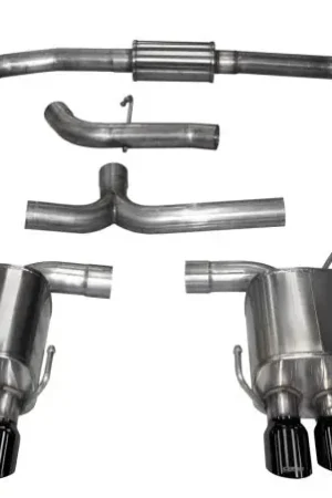 Flash Sale Corsa 2015-2021 Subaru WRX Cat Back Exhaust Black Quad 3.5in Tips *Sport*