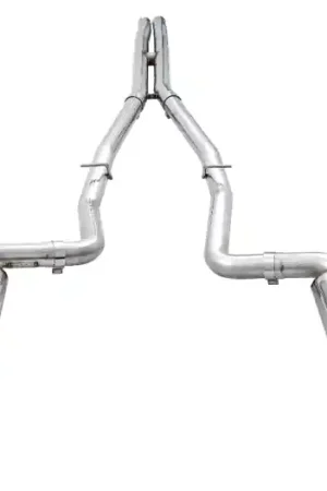 No Minimum Order AWE Tuning 2015+ Dodge Challenger 6.4L/6.2L Non-Resonated Touring Edition Exhaust - Quad Silver Tips