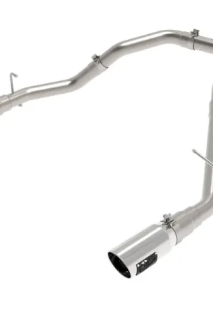 aFe Large Bore-HD 3in 409SS DPF-Back Exhaust System w/ Polished Tip RAM 1500 20-21 V6-3.0 Shop Now