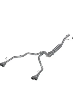 MBRP 2021+ Chevy Tahoe / GMC Yukon Alum. 3in Cat-Back Dual Split Exhaust w/ Quad Tips Flash Sale