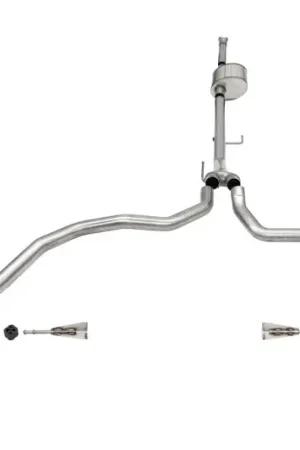 Last Chance Corsa 2021-2025 Ford F-150 SuperCab/6.5in Bed 5.0L V8 Xtreme Cat-Back Dual Rear Exit-Polished