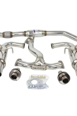 New Arrival Invidia 15+ Subaru WRX/STI 4dr N1 Twin Outlet Single Layer Tip Titanium Cat-Back Exhaust