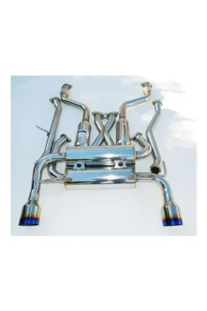 Worldwide Shipping Invidia 09+ 370Z Gemini Single Layer Titanium Tip Cat-back Exhaust