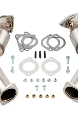 While Supplies Last AMS Performance VR30DDTT Street Lower Downpipes w/GESI Catalytic Converter