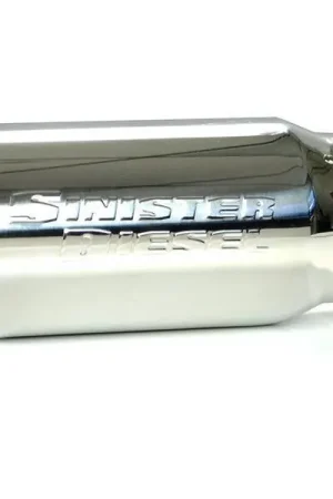 Free Shipping Sinister Diesel Universal Polished 304 Stainless Steel Exhaust Tip (5in to 6in)