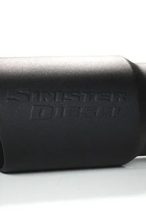 Must Have Sinister Diesel Universal Black Ceramic Coated Stainless Steel Exhaust Tip (5in to 6in)