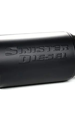 One Day Deal Sinister Diesel Universal Black Ceramic Coated Stainless Steel Exhaust Tip (4in to 5in)