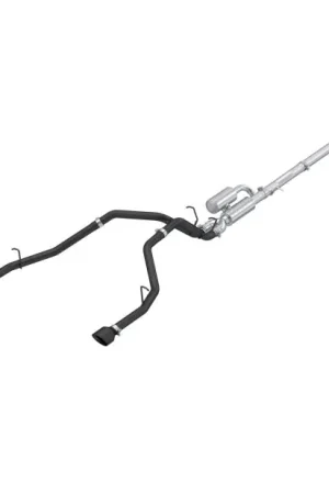 Final Sale MBRP 2025+ RAM 1500 3.0L BLK Series 3.0in Cat-Back Dual Rear Exit Exhaust