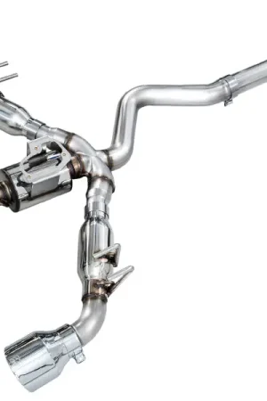 AWE 23-24 Toyota GR Corolla Track Edition Catback Exhaust - Chrome Silver Tips Free Delivery