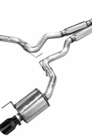 AWE 2024 Ford Mustang GT Fastback S650 RWD Touring Catback Exhaust w/ Dual Diamond Black Tips Fan Favorite