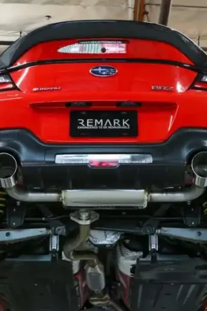 Remark 22+ Subaru BRZ/Toyota GR86 Axle-Back Exhaust - Stainless Single Wall Tips Professional Grade