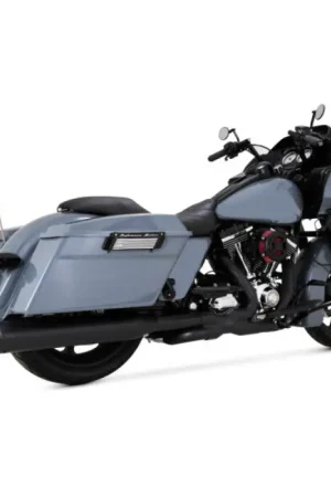 Vance & Hines HD Dresser 17-22 Power Duals Black PCX Header Exhaust Direct From Factory
