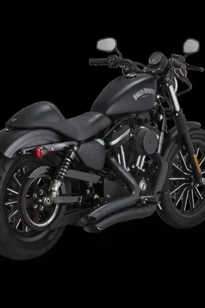 Price Drop Vance & Hines HD Sportster 14-22 Big Radius 2-2 Black PCX Full System Exhaust