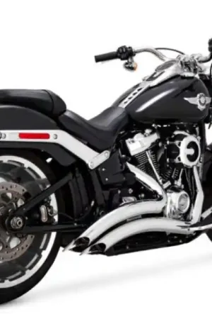 Vance & Hines HD Fatboy/Brkout 18-22 Br 2-2 Chrome PCX Full System Exhaust Instant Buy