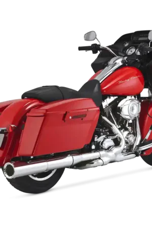 Express Delivery Vance & Hines HD Dresser 17-22 Hi-Output S/O Chrome Slip-On Exhaust