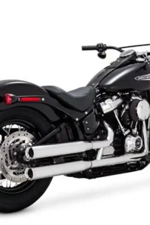 Genuine Vance & Hines HD Softail 18-22 Eliminator S/OS Chrome Slip-On Exhaust