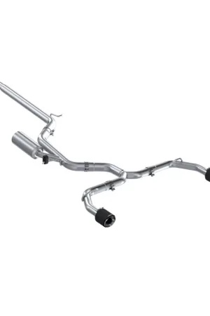 MBRP 2022 VW Golf GTI MK8 T304 SS 3in Cat-Back Exhaust 2.5in Dual Split Rear w/ Carbon Fiber Tips Limited Time