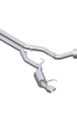 MBRP 15-17 Ford Mustang GT 5.0 3in Cat Back Dual Split Rear Race Version 4.5in Tips - Aluminized Grab Now
