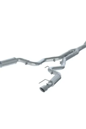MBRP 15-18 Ford Mustang EcoBoost 2.3L T409 3in Cat Back Dual Split Rear Exit (Street Version) Money Back Guarantee