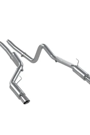 Certified MBRP 05-09 Ford Mustang GT 4.6L Dual Split Rear Race Version AL/ 3in Cat Back Exhaust System