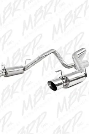 MBRP 05-09 Ford Shelby GT500 / GT Dual Split Rear Race Version, T409 4in Tips Exhaust System Low Price