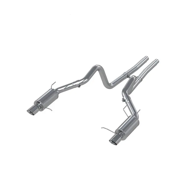 Seasonal Sale MBRP 11-14 Ford Mustang GT 5.0L Dual Split Rear Street Version T409 3in Cat Back Exhaust System