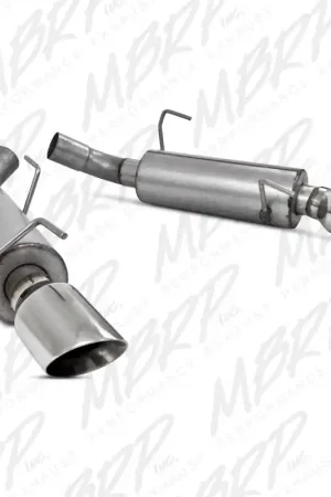 Low Price MBRP 05-10 Ford Mustang GT 5.0/Shelby GT500 Dual Mufflers Axle Back Split Rear AL