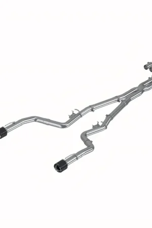 Warranty Included MBRP 17-21 Charger 5.7L/6.2L/6.4L 3in Race Profile Cat-Back w/Dual Carbon Fiber Tips T304 SS Exhaust