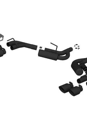 MBRP 16-19 Chevrolet Camaro V6 2.5in BLK NPP Dual Axle Back Exhaust w/ 4in Quad Dual Wall Tips Must Have