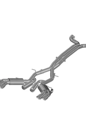 Warranty Included MBRP 2016+ Chevy Camaro SS 6.2L 3in Dual Cat-Back Quad Tip Exhaust Street Version w/ SS T409 Tips