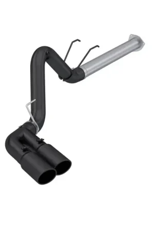 Editor’s Pick MBRP 17-24 Ford F250/350/450 6.4 L Filter Back Single Side Dual Exit Exhaust System BLK.