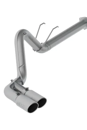 MBRP 17-19 Ford F-250/350/450 6.7L 4in Filter Back Single Side Dual Exit T409 Exhaust System Fresh Stock