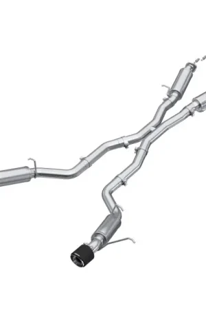 Buy Today MBRP 2012+ Jeep Grand Cherokee SRT 6.4L 3in Dual Rear Exit T304SS Catback Exhaust - CF Tips