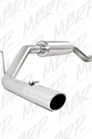 Top Pick MBRP 00-06 Toyota Tundra All 4.7L Models Resonator Back Single Side Exit Aluminized Exhaust System