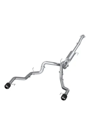 Direct From Manufacturer MBRP 22-23 Ford F150 T304 5in OD Carbon Fiber Tip Dual Rear Exit 3in Cat Back Exhaust