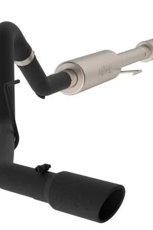 Weekend Sale MBRP 15-20 Ford F-150 5.0L 3in Cat Back Single Side Exit Black Exhaust System