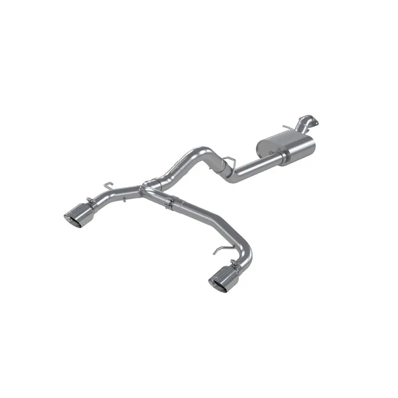 MBRP 21-22 Ford Bronco 2.3/2.7L EcoBoost 2/4-Dr 3in Catback Dual Split Rear Exit Aluminized Steel Express Delivery