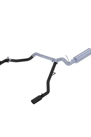 Sale MBRP 19-20 Ford Ranger 2.3L 3in Dual Split Rear Outlet 4in OD Tips Black Coated Cat Back Exhaust