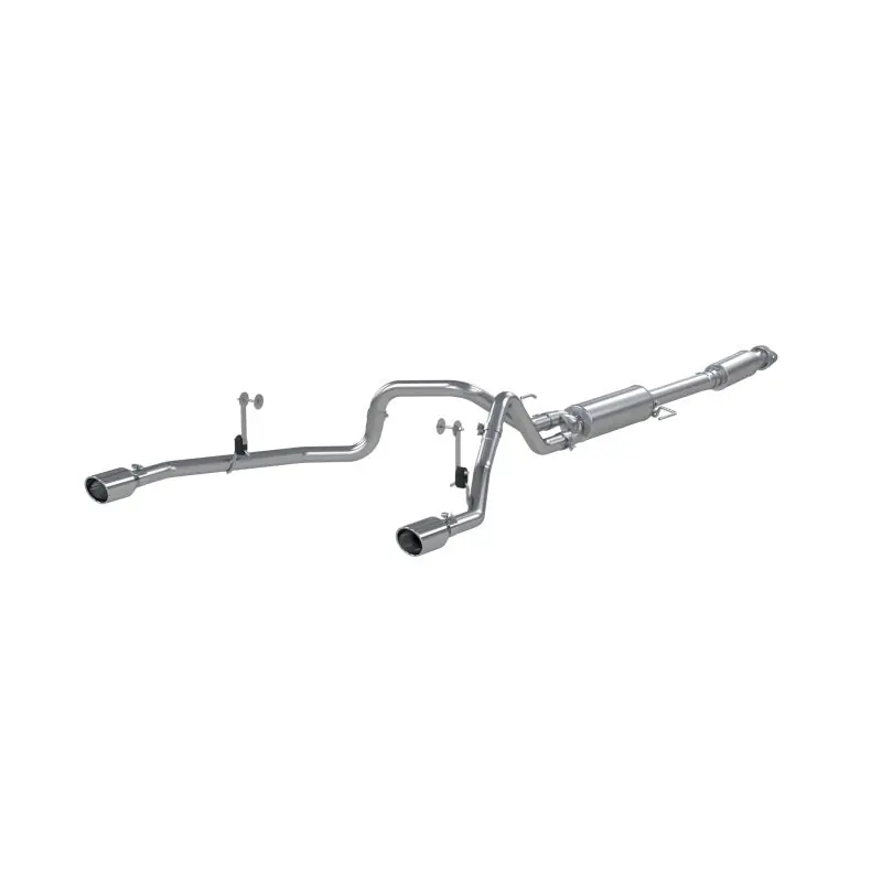 Clearance MBRP 2021+ F-150 2.7L/ 3.5L Ecoboost, 5.0L 3in Cat Back 2.5in Dual Split Rear - Aluminized Steel