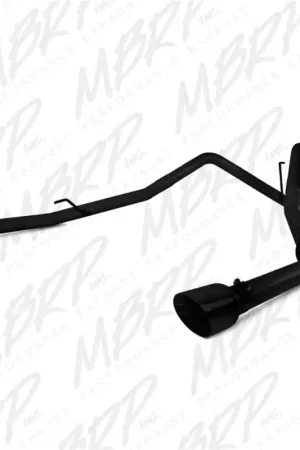 MBRP 09-14 Dodge Ram 1500 5.7L Cat-Back Dual Split Rear (Through Stock Bumper) AL - Black Same Day Shipping