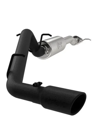MBRP 2015 Chevy/GMC Colorado/Canyon 2.5L & 3.6L Black Coated 3in C/B Single Side Exit Direct From Factory