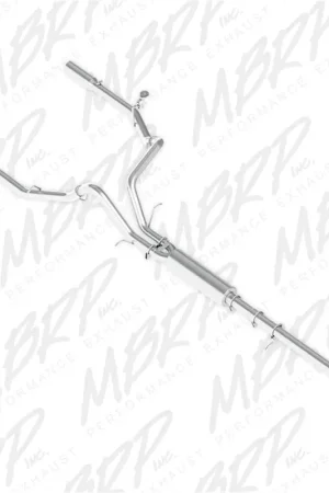 MBRP 14 Chevy/GMC 1500 Silverado/Sierra 4.3L V6/5.3L V8 Dual Split Rear Alum 3in Cat Back Exhaust Affordable