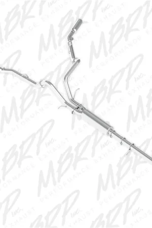 MBRP 14 Chevy/GMC 1500 Silverado/Sierra 4.3L V6/5.3L V8 Dual Split Side Alum 3in Cat Back Exhaust Fresh Stock