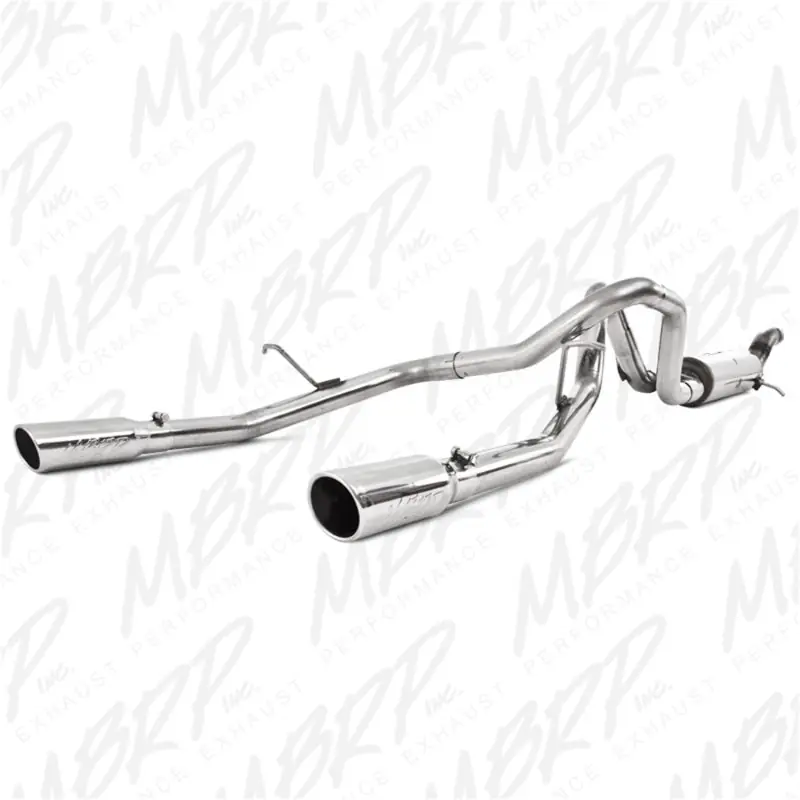 MBRP 09-11 Chev/GMC Colorado/Canyon 5.3L V8 EC/CC-SB Cat Back Dual Split Rear Exit T409 Authentic
