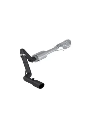 Popular MBRP 19-24 GM 1500 Silverado/Sierra 2.7L Blk-Coated Alum. Steel 3in Cat-Back Single Side 4in Blk Tip