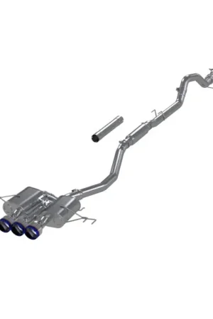 MBRP 23-24 Honda Civic Type R 2.0L T304 SS 3in Cat-Back Exhaust Triple Center Outlet w/ Burnt Tips Bulk Order
