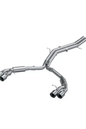 Hot Deal MBRP 18-21 Audi S5 Coupe/S4 Sedan T304 SS 2.5in Cat-Back Quad Rear Exit Exhaust - SS Tips