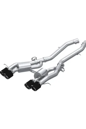 Hot Picks MBRP 2021+ BMW M3/M4 3in Axle Back Dual Rear Exit w/ T304 SS Carbon Fiber Tips